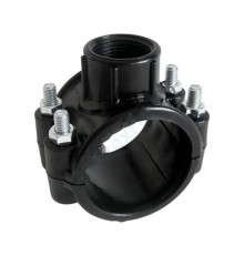 Седелка ПЭ ВР Дн 75х2" напорная с резьбовым выходом 2075002