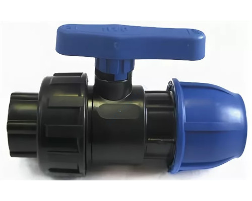 Кран компрессионный ПЭ ВР шаровой Дн 20х1/2" напорный Китай 9942012