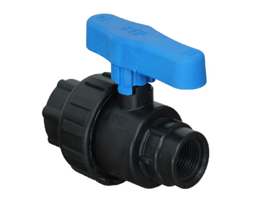 Кран ПЭ ВР шаровой ДН 15 Ру10 напорный RTP (РосТурПласт) 17357