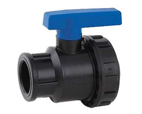 Кран ПЭ ВР шаровой Дн 40х1 1/2" Ру16 напорный RTP (РосТурПласт) 16358