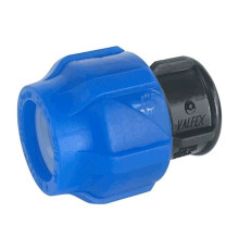 Заглушка компрессионная ПЭ Дн 25 Ру16 напорная VALFEX 121001123025