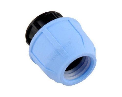 Заглушка компрессионная ПЭ Дн 40 Ру16 напорная RTP (РосТурПласт) 11473