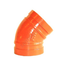 Отвод (колено) под муфту 45гр EL45 грувлок DINARM