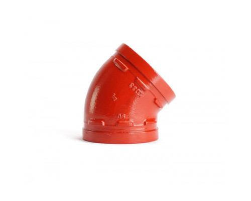 Отвод (колено) под муфту 45гр грувлок XGQT011 Ду80 (Дн89) LEDE