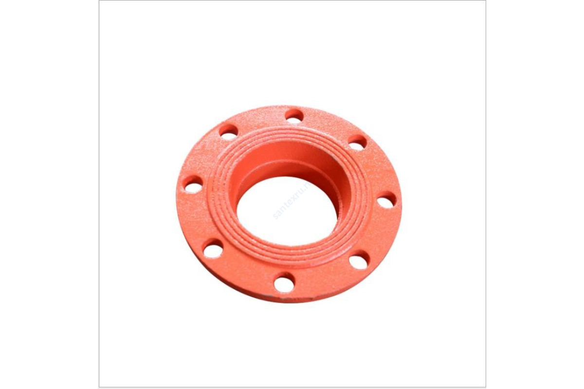 Адаптер фланцевый под муфту грувлок XGQT08 Ду65 (Дн76) Ру16 LEDE