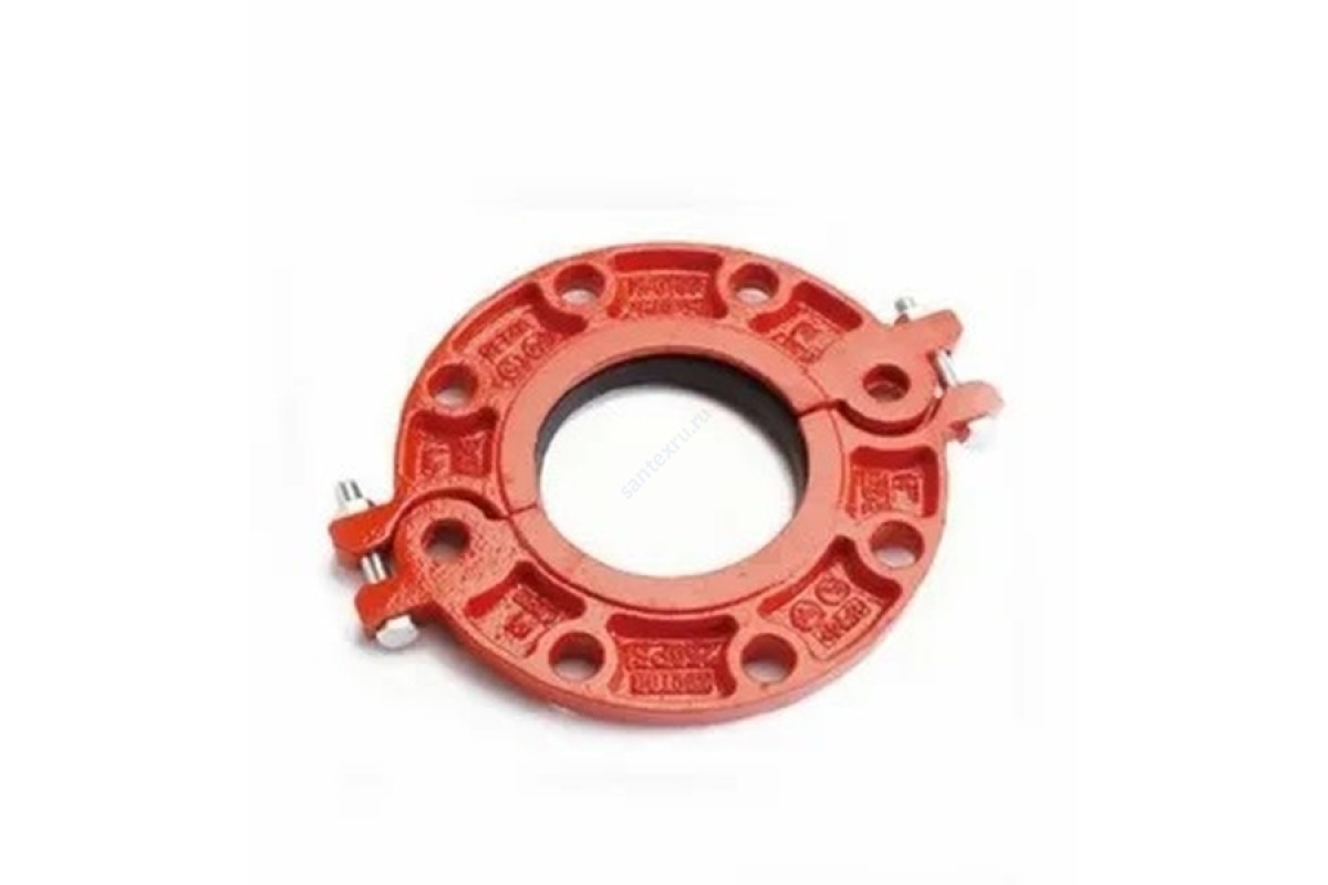 Фланец накидной разъемный грувлок XGQT09 Ду100 (Дн114) Ру16 LEDE