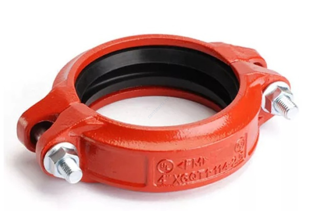 Муфта жесткая грувлок XGQT1 Ду50 (Дн60) Ру20 LEDE