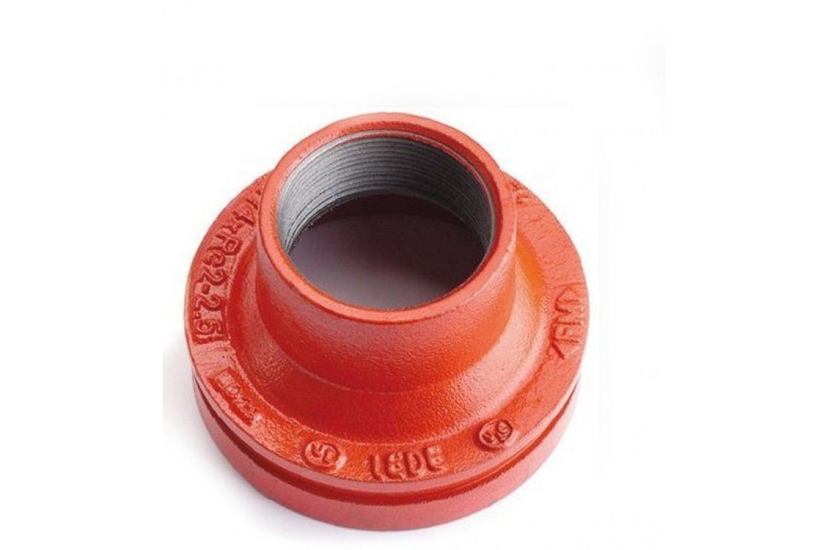 Переход резьбовой под муфту грувлок XGQT07S Ду80х40 (Дн89х1 1/2") LEDE