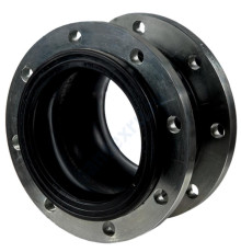 Компенсатор резиновый антивибрационный EPDM DI7240N Ду 200 Ру10 фл L=205мм Tecofi DI7240N-0200 сжатие/растяжение 25/16