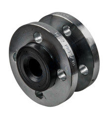 Компенсатор резиновый антивибрационный EPDM DI7240N Ду 50 Ру10/16 фл L=105мм Tecofi DI7240N-0050 сжатие/растяжение 10/7