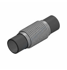 Компенсатор сильфонный осевой б/кожуха сталь нерж DI6340 Ду 80 Ру16 под приварку L=220мм Tecofi DI6340-MVT300080