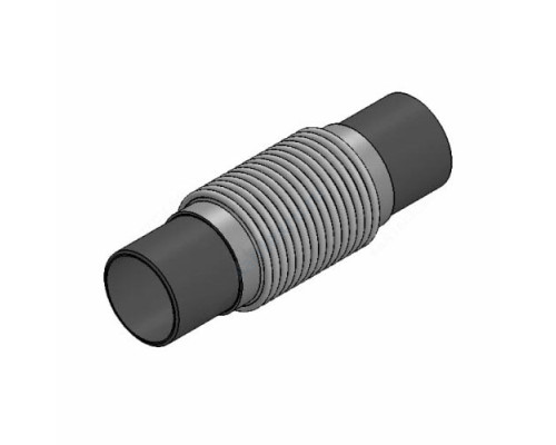 Компенсатор сильфонный осевой б/кожуха сталь нерж DI6340 Ду 80 Ру16 под приварку L=220мм Tecofi DI6340-MVT300080