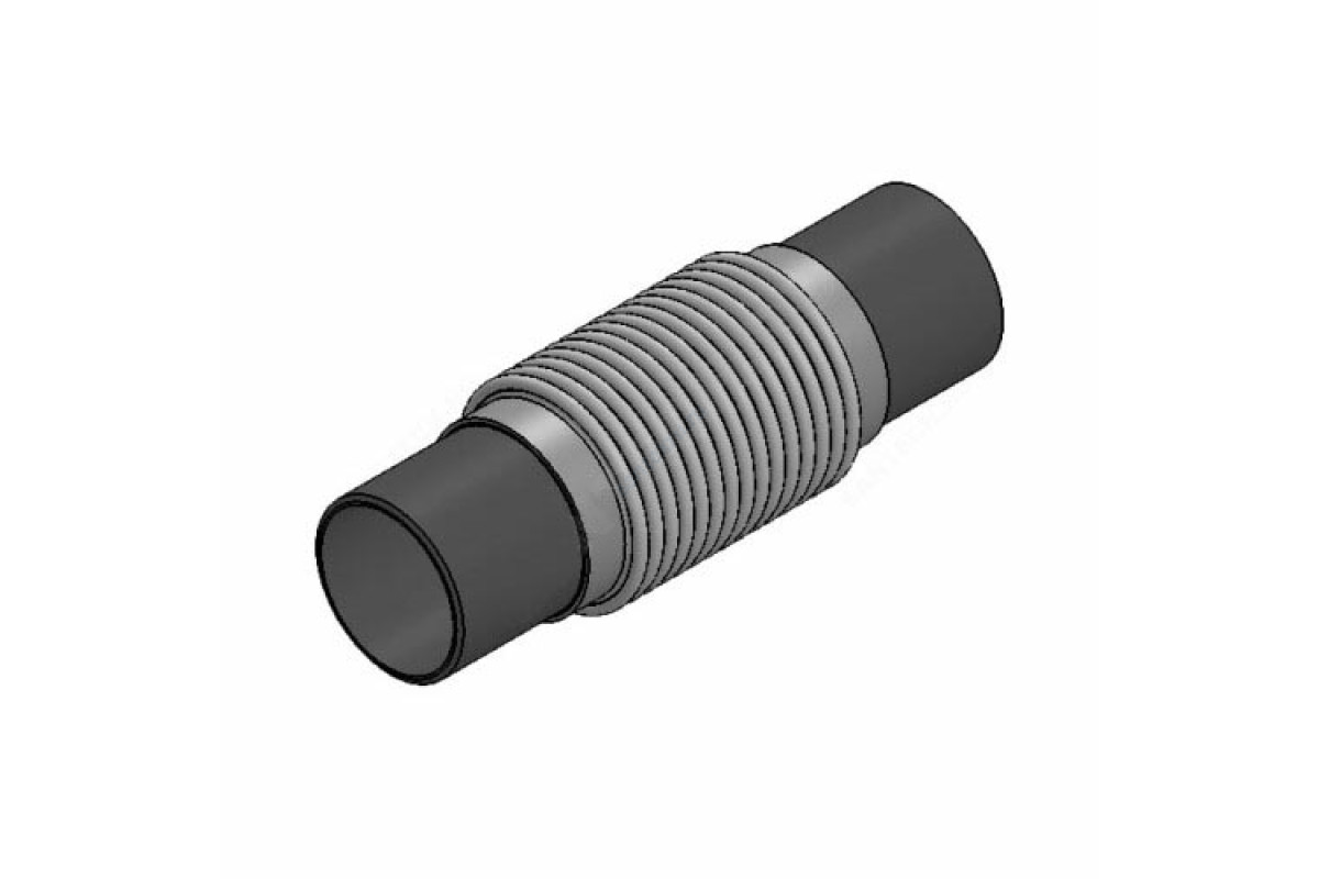 Компенсатор сильфонный осевой б/кожуха сталь нерж DI6340 Ду 150 Ру16 под приварку L=345мм Tecofi DI6340-MVT600150