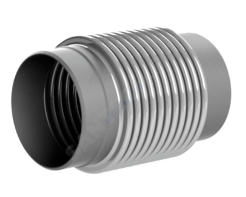 Компенсатор сильфонный осевой многослойный сталь нерж КСО Ду 500 Ру16 под приварку патрубки сталь L=570мм Hortum 500-16-100 (0030500-100) сжатие/растяжение 50/50