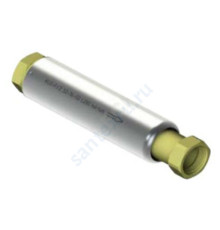 Компенсатор сильфонный осевой многослойный с кожухом с внутренним экраном КСО-P/2 Ду 20 Ру16 ВР патрубки сталь оц L=285мм Hortum 0190020-050