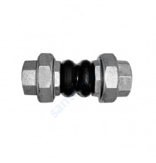 Компенсатор резиновый антивибрационный EPDM FC6 Ду 20 Ру10 ВР L=200мм ADL DY01B104977 сжатие/растяжение 22/5