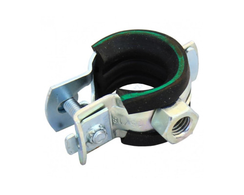 Хомут крепежный сталь оц с резиновой прокладкой Optimal Junior (Дн 108-111) М8/М10 б/к Mupro 119477