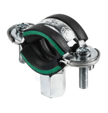 Хомут крепежный сталь оц с резиновой прокладкой Optimal (Дн 53-58) М8/М10 б/к Mupro 119886