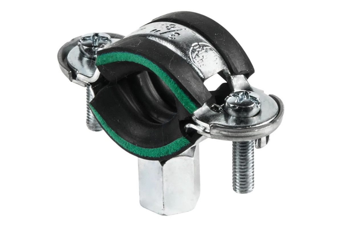 Хомут крепежный сталь оц с резиновой прокладкой Optimal (Дн 99-103) М8/М10 б/к Mupro 119770