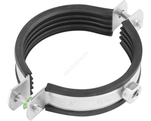 Хомут крепежный сталь оц (Дн 20-24) (1/2") М8 в/к шпилька-шуруп, дюбель RTP (РосТурПласт) 20886