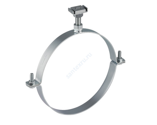 Хомут крепежный сталь оц Ду 300 (Дн 315) М16 Geberit Pluvia 372.862.00.1 Хомут крепежный сталь оц Ду 300 (Дн 315) М16 Geberit Pluvia 372.862.00.1