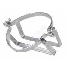 Хомут на заглушку страховочный сталь Skolan (Дн 110) Ostendorf 839040