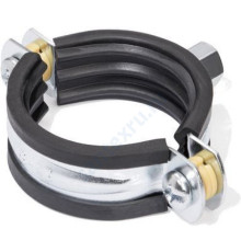 Хомут опорный сталь оц с резиновой прокладкой (Дн 40) М8 Rehau 11226541001