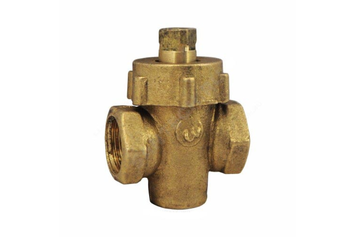 Кран пробко-сальниковый латунь 11б6бк Ду 40 Ру10 G1 1/2" ВР пробка латунь ККАЗ