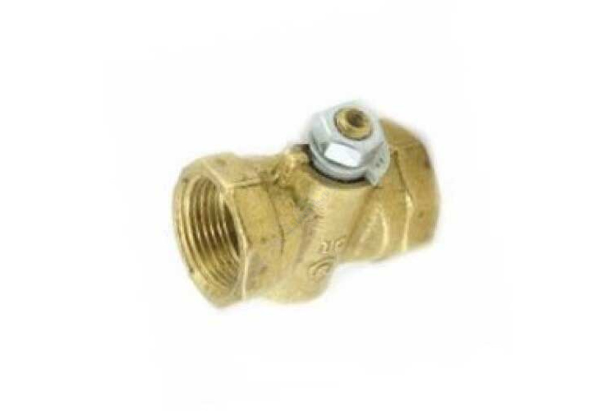 Кран конусный латунь газ 11б39бк Ру10 ВР Цветлит