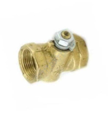 Кран конусный латунь газ 11б39бк Ру10 ВР Цветлит