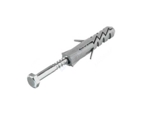 Шуруп с шестигранной головкой D6х80/10х50 с дюбелем