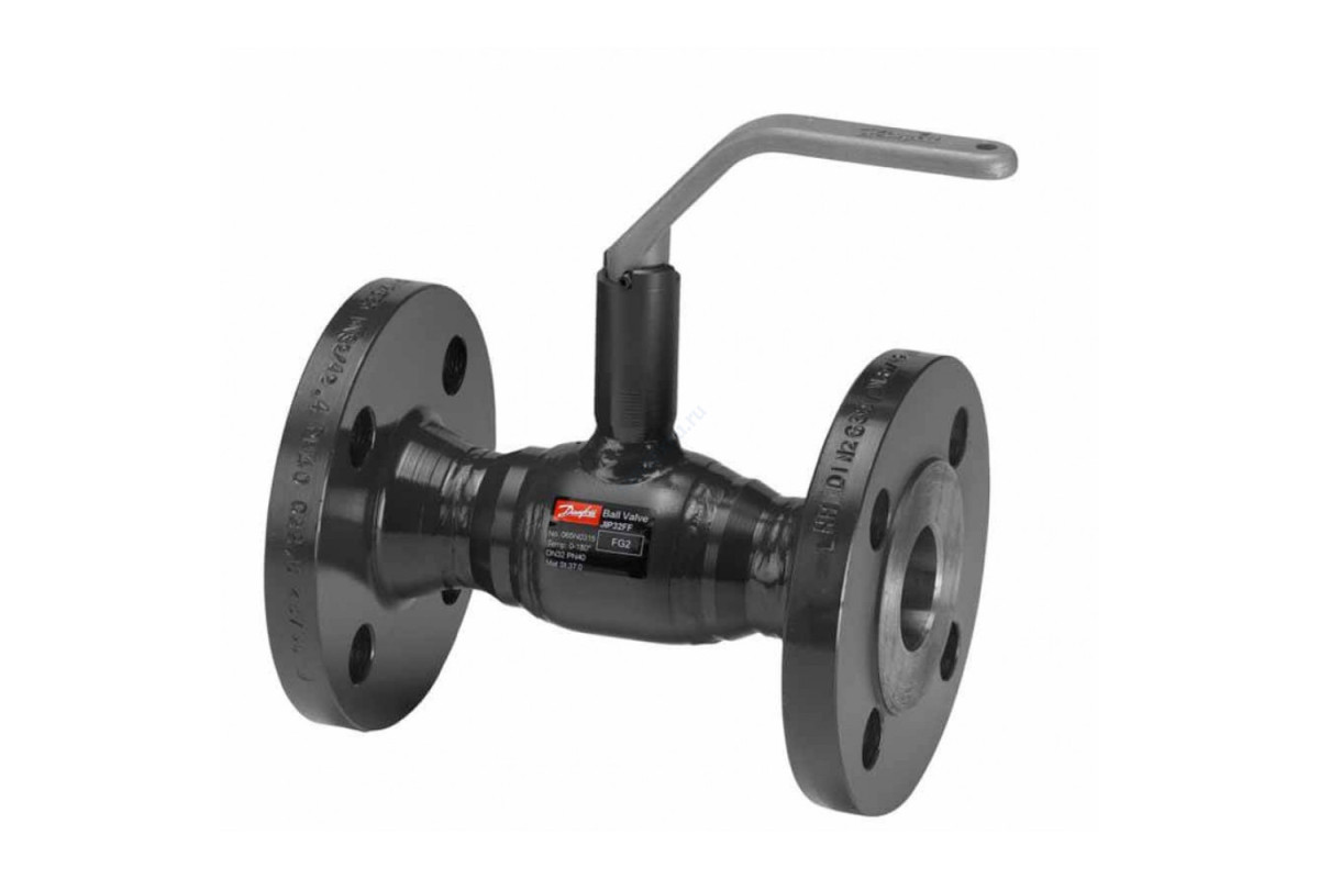 Кран шаровой сталь JIP-FF Ду 25 Ру40 фл Danfoss 065N0310G