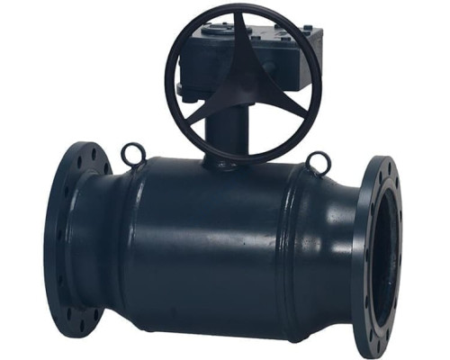 Кран шаровой сталь JIP Premium FF Ду 200 Ру16 фл с редуктором Danfoss 065N0256G