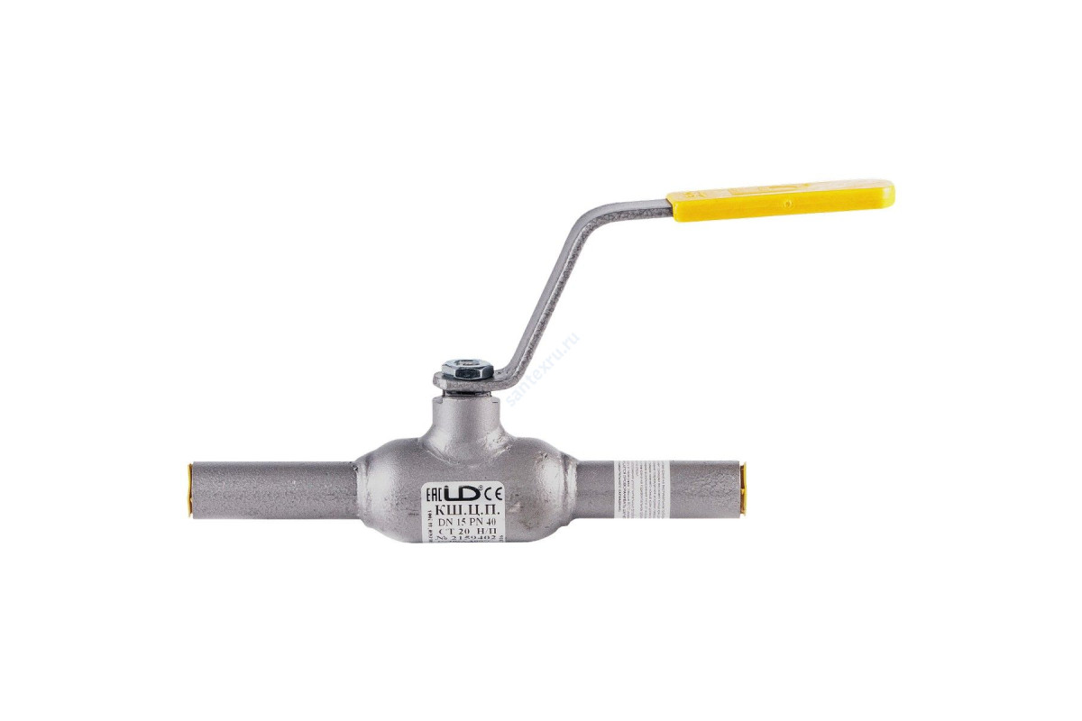 Кран шаровой сталь КШ.Ц.П Ду 32 Ру40 п/привар LD КШ.Ц.П.032.040.Н/П.02 L=230мм