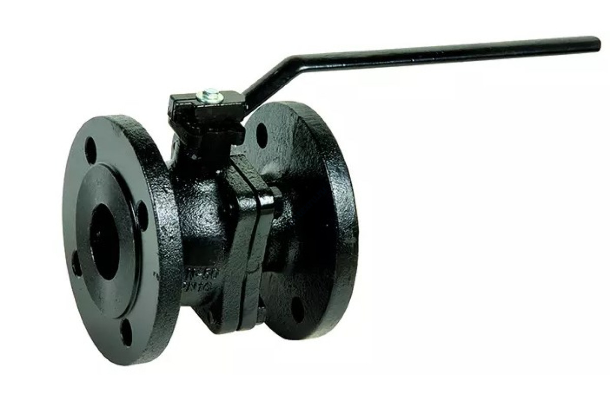 Кран шаровой чугун BS 3242 Ду 50 Ру16 фл полнопроходной рукоятка Тмакс=200 оС Tecofi BS3242-0050