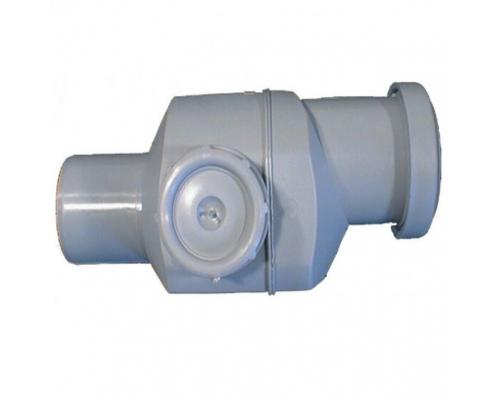 Клапан серый PP-H обратный канализационный Дн 50 б/нап в/к HL 4