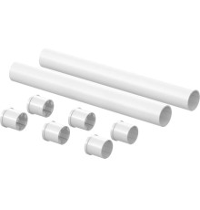 Гильза защитная для PE-X пластик белая Дн 16 стопоры для труб L=200мм Uponor 1023176 