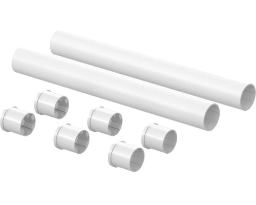 Гильза защитная для PE-X пластик белая Дн 16 стопоры для труб L=200мм Uponor 1023176 