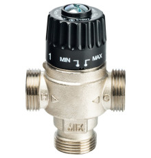 STOUT Термостатический смесительный клапан для систем отопления и ГВС 3/4" НР 30-65°С KV 2,3 SVM-0025-236520